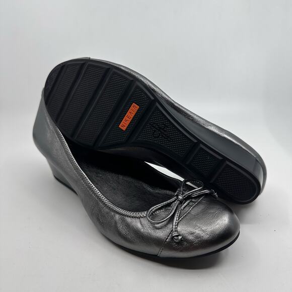 Cole Haan Nike Air Pumps Metallic Silver/Gray Womens Size 9 Work Office Formals - Picture 4 of 9